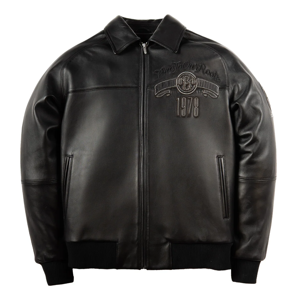 Leather Taboo Introduces All-Black “True To Our Roots” Leather Jacket Inspired by Classic Varsity Styling image